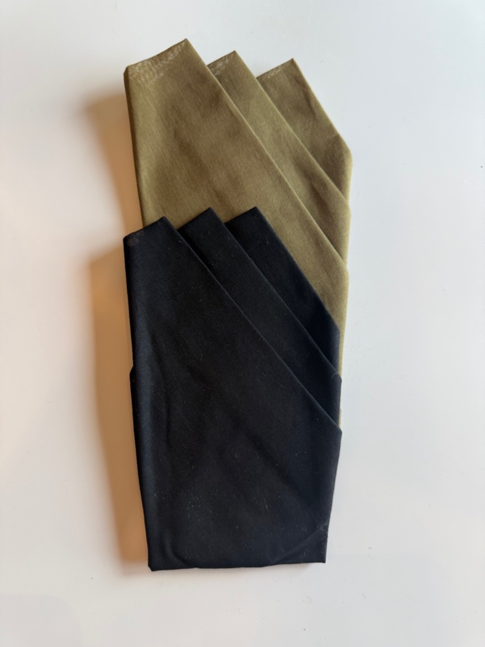 Vintage Pair Of Prefolded Men's Pocket Squares Lot of 2